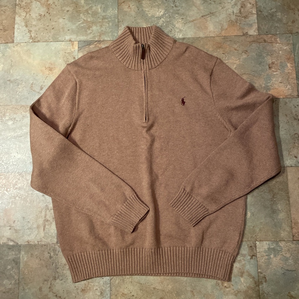 polo ralph lauren quarter zip sweater.